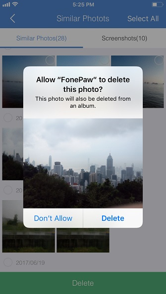 Delete Similar Photos on iPhone