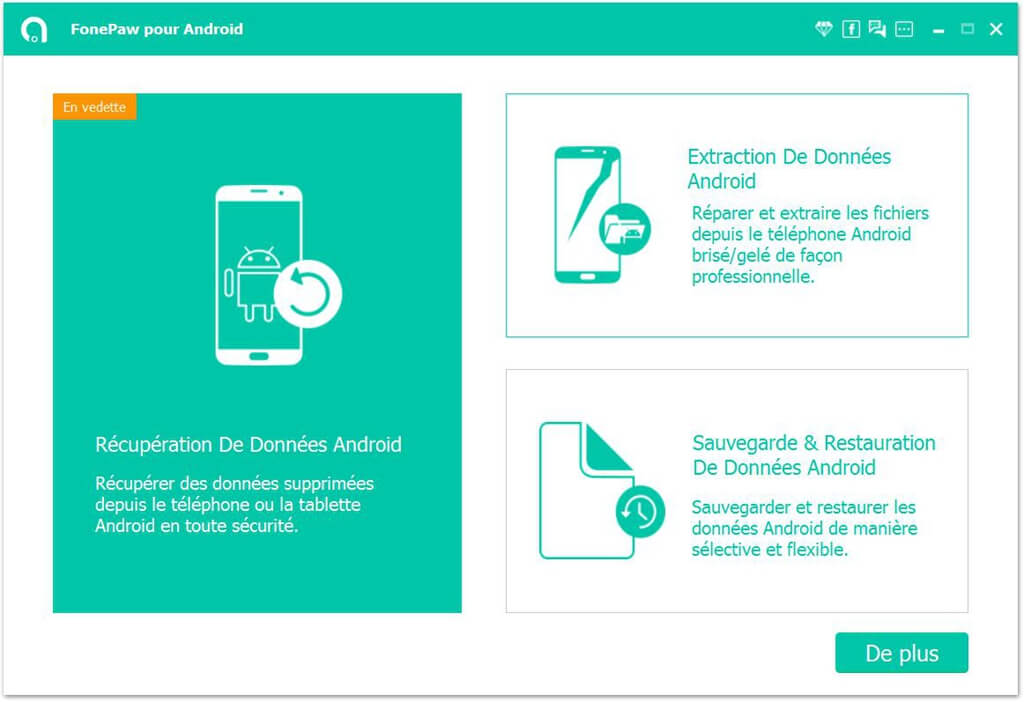  FonePaw Récupération De Données Android 