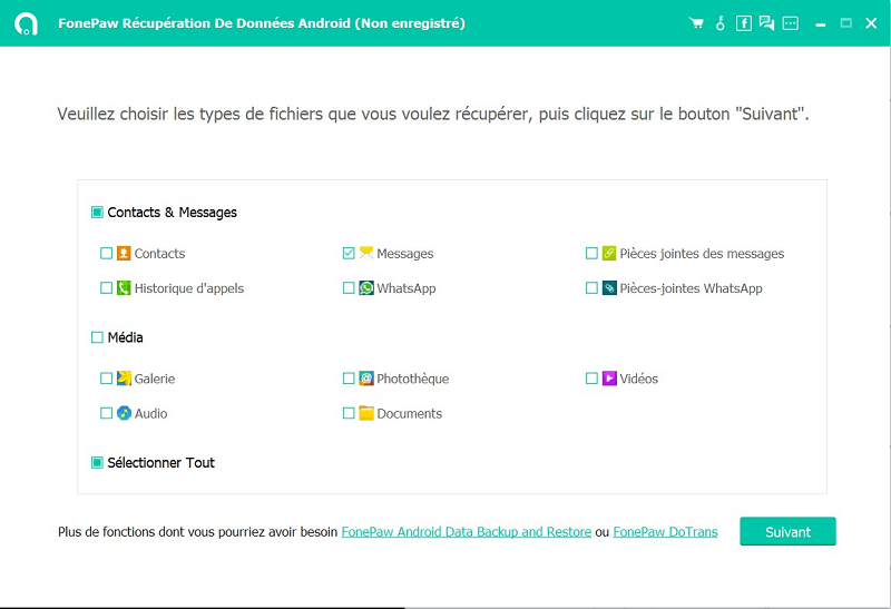 Choisir les types de données pour analyser