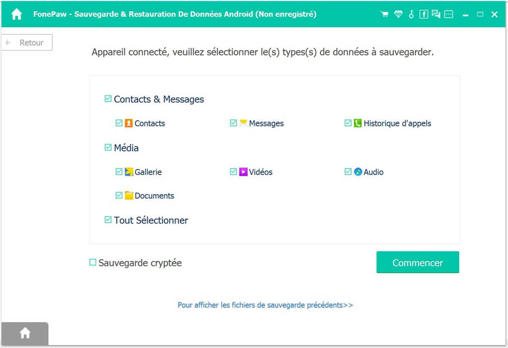 récupérer capture d'ecran sur android