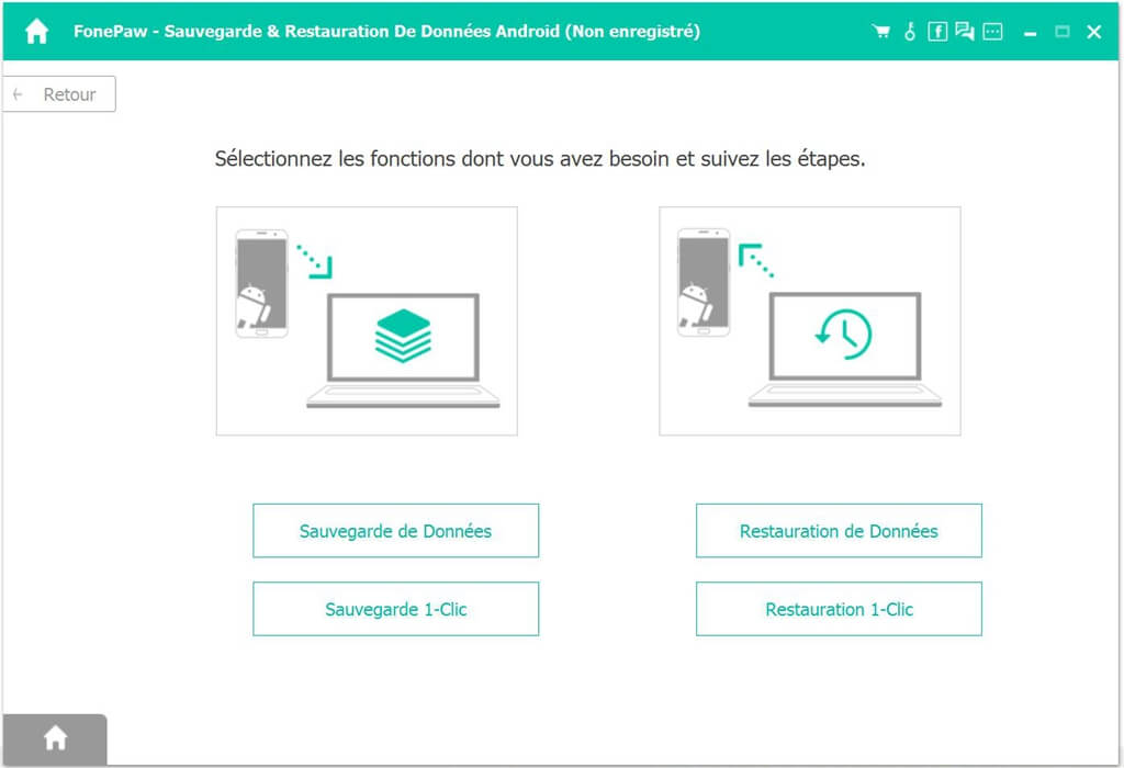 Sélectionner les fonctions