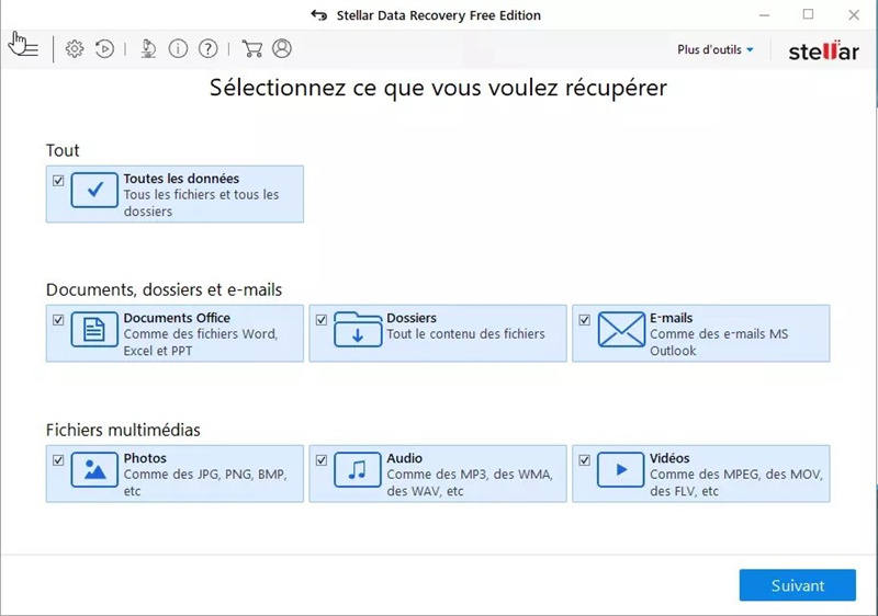 Stellar Data Recovery