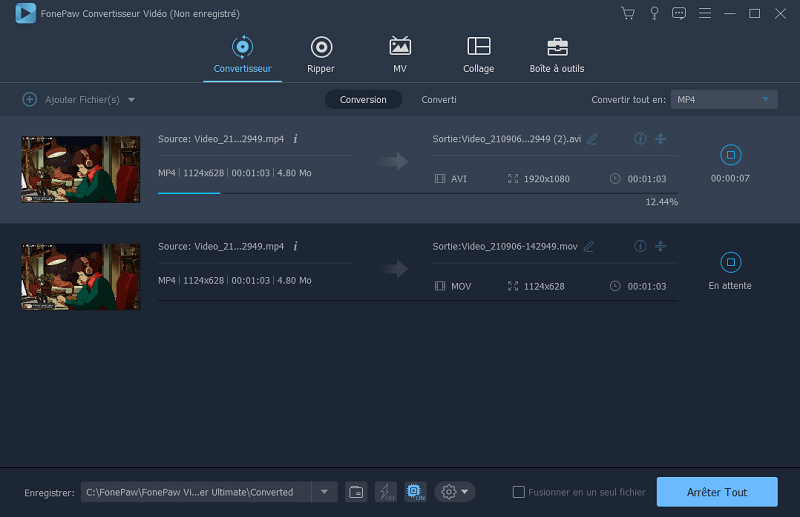 convertir mp4 en mov