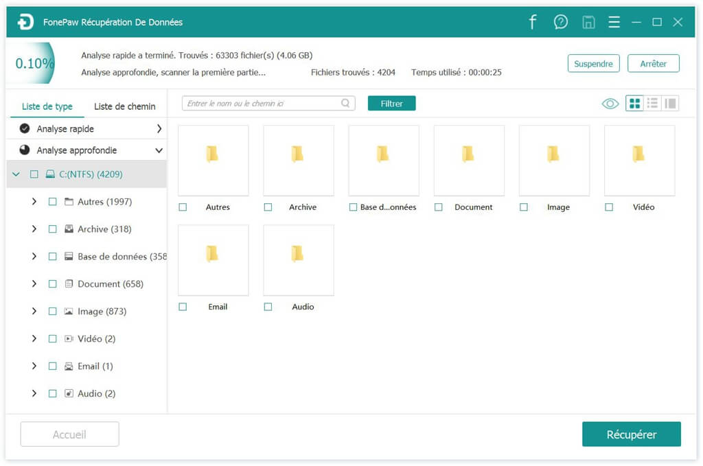 Analyser les données perdues