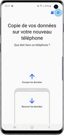 Transfert de données d'un Samsung vers un LG