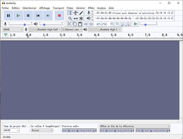 audacity interface