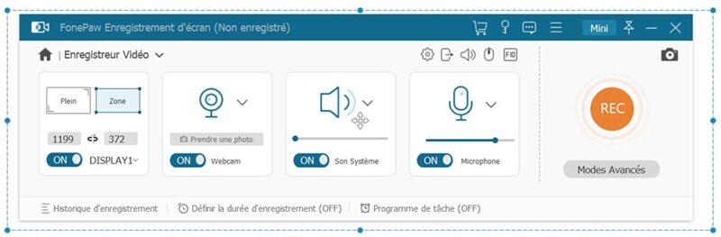 Enregistrer des réunions Zoom avec FonePaw Enregistreur d’écran