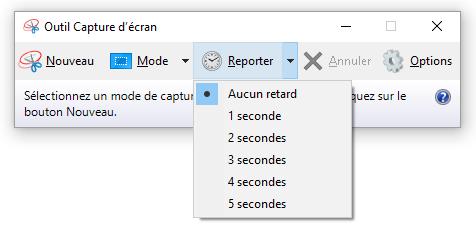 L'outil de capture Windows