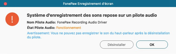 désinstaller pilote audio