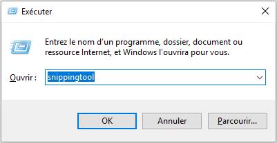 L'outil de capture Windows