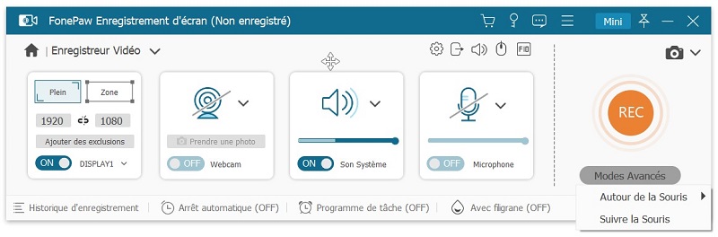 Fixer et Enregistrer la Fenêtre