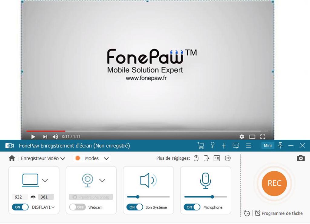 FonePaw Enregistreur d’écran