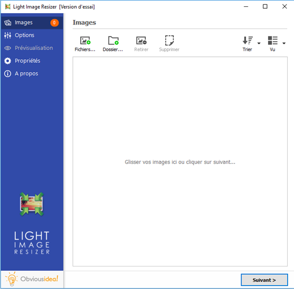 Démarrez le logiciel et choisissez vos photos