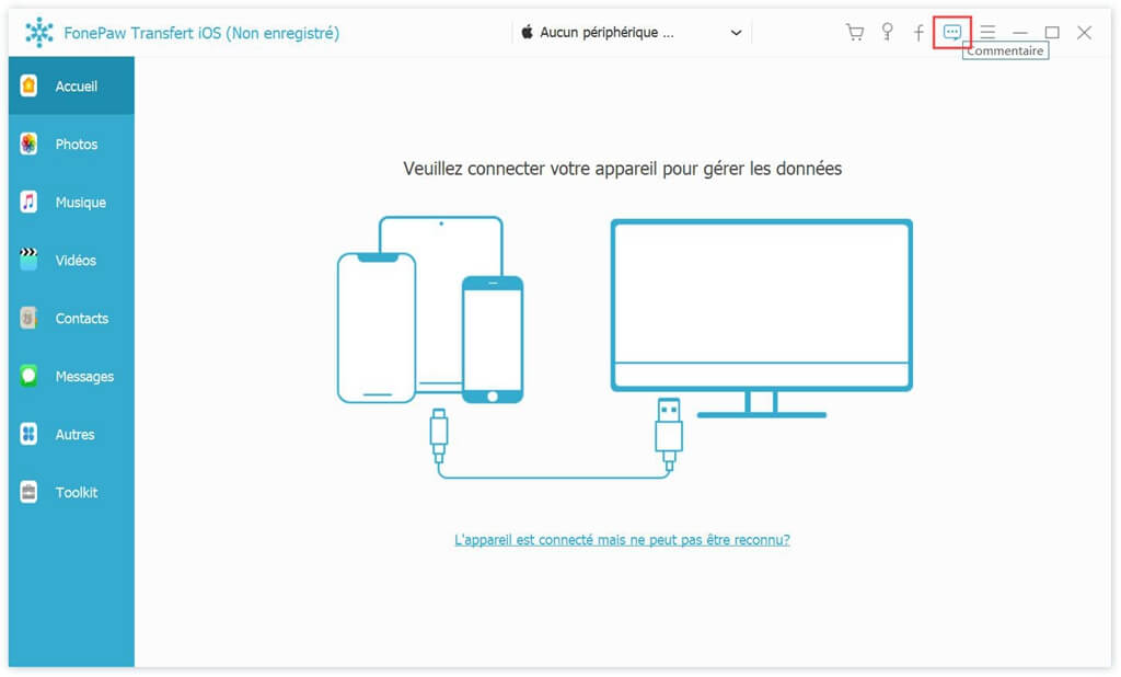 envoyer des commentaires de logiciel