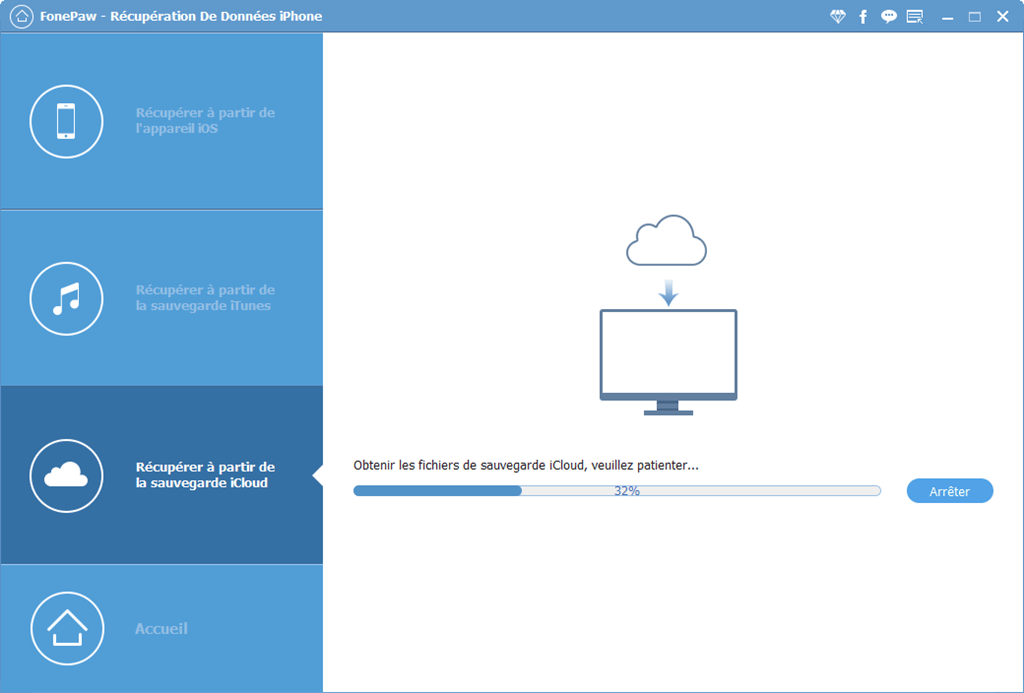 télécharger sauvegarde icloud