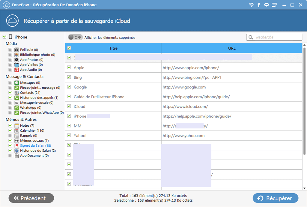 recuperer historique ipad icloud