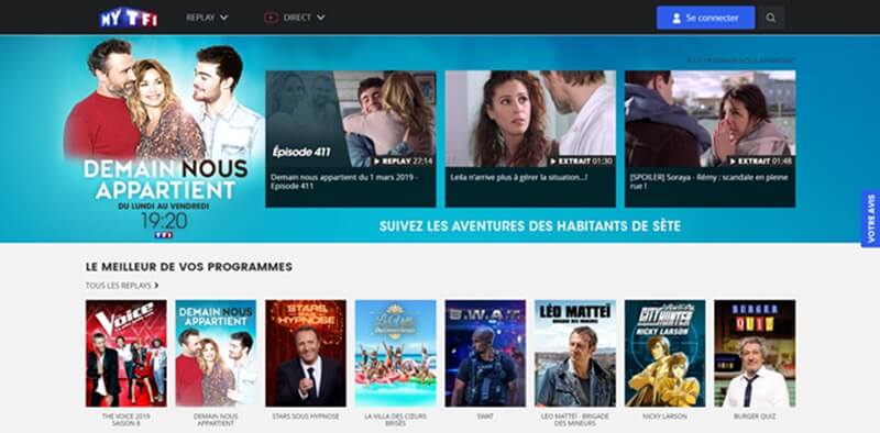 regarder les directs et les replays de MyTF1