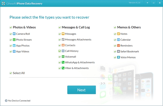 Gihosoft iPhone Data Recovery
