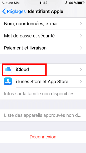 Transférer des contacts d'un iPhone vers un Android avec iCloud