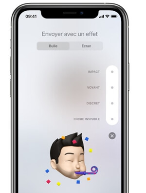 Effet d'iMessage ne fonctionne pas