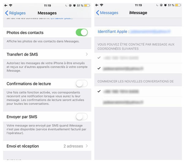 synchroniser iMessage sur Mac