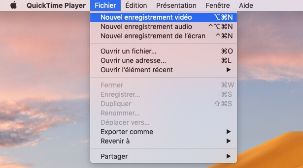 Partage d’écran entre un appareil iOS et un Mac