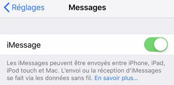 synchroniser iMessage sur Mac