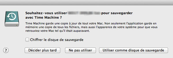 Sauvegarder votre Mac avec Time Machine