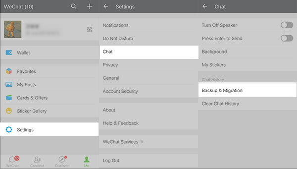 WeChat Migrate Chat History
