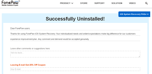 Successfully Uninstalled