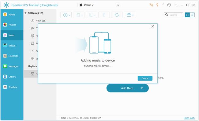 Transfer WMA Music to iOS Device