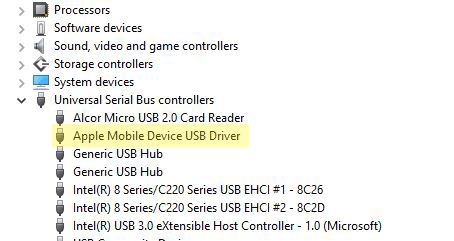 Apple Mobile Device USB Driver