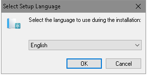 Select Setup Language