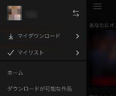 Netflix ビデオ プロフィール