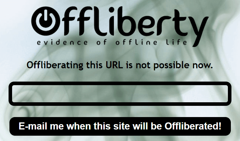 Offliberty unable