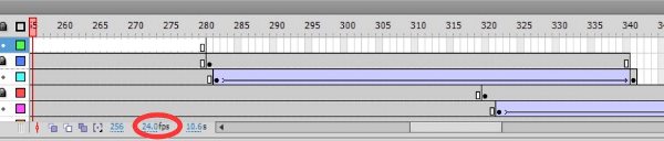 flashplayer タイムライン フレームレート