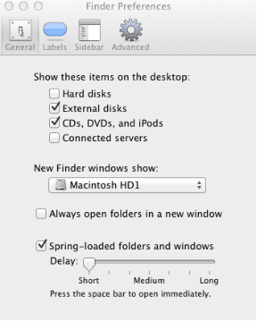 在 Finder 顯示 USB