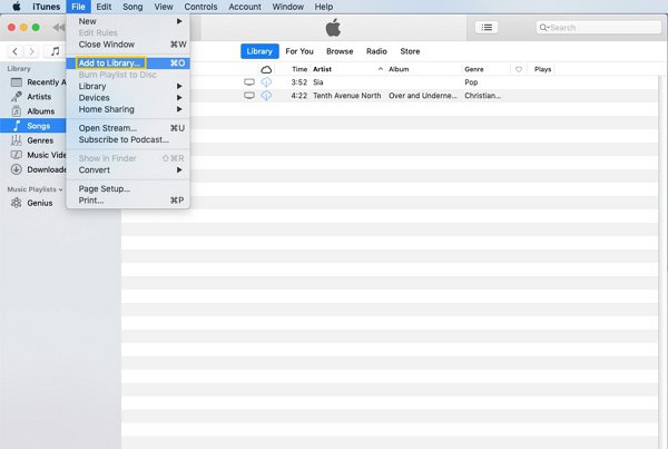 iTunes Add to Library