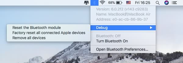 Reset The Bluetooth Module