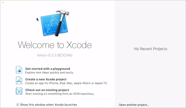 Welcome to Xcode