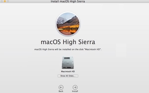 Install High Sierra Update