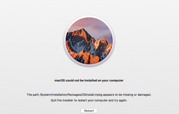 Osinstall.mpkg Missing Or Damaged