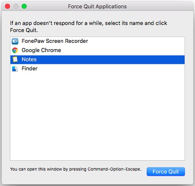 Mac Force Quit Application