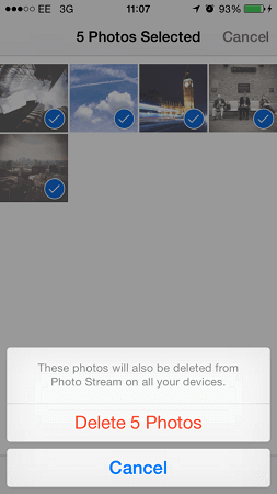 Delete Photos from My Photo Stream