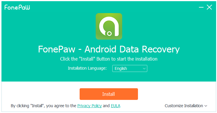 Instalar FonePaw ADR