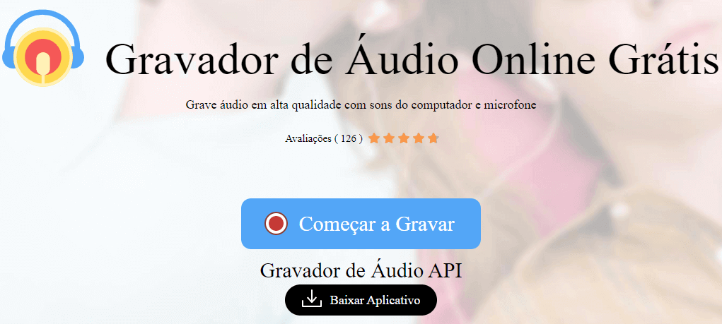 Gravador de Áudio Online Grátis