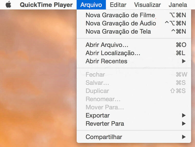 QuickTime exportar