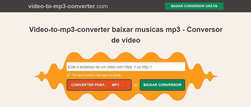 pagina inicial video to mp3 converter