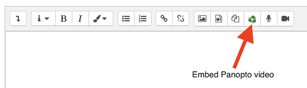 Embed Panopto Video