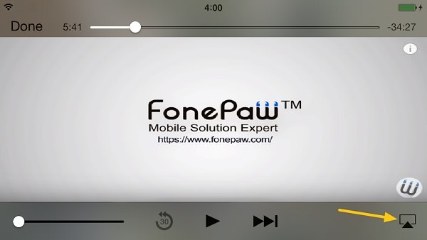 AirPlay YouTube Video